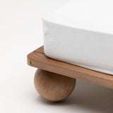 Zali Double Bed Walnut