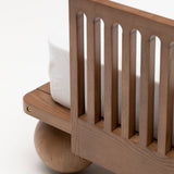 Zali Walnut Bed Toddler Side Rail