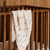 Organic Cotton Baby Blanket Balloons