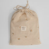 Organic Cotton Cot Sheet Lemon