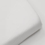 Organic Cotton Cot Sheet Blanc