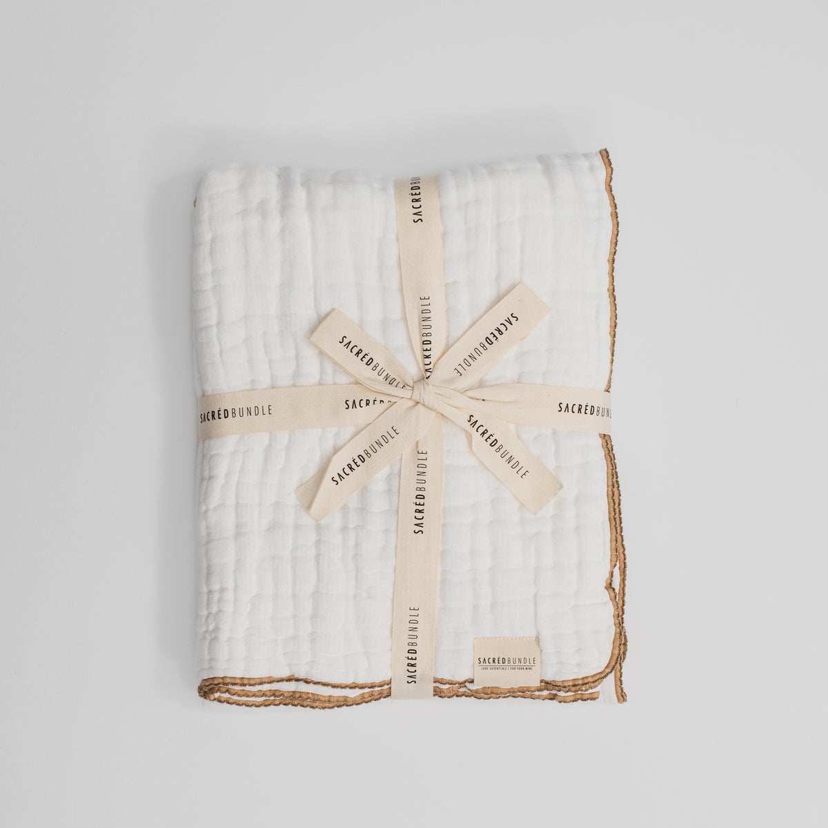Organic Baby Blanket Blanc – Sacred Bundle
