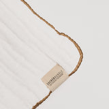 Organic Cotton Baby Blanket Blanc