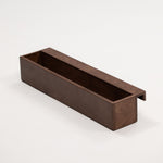 wooden storage unit that attached ti baby crib