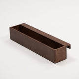wooden storage unit that attached ti baby crib
