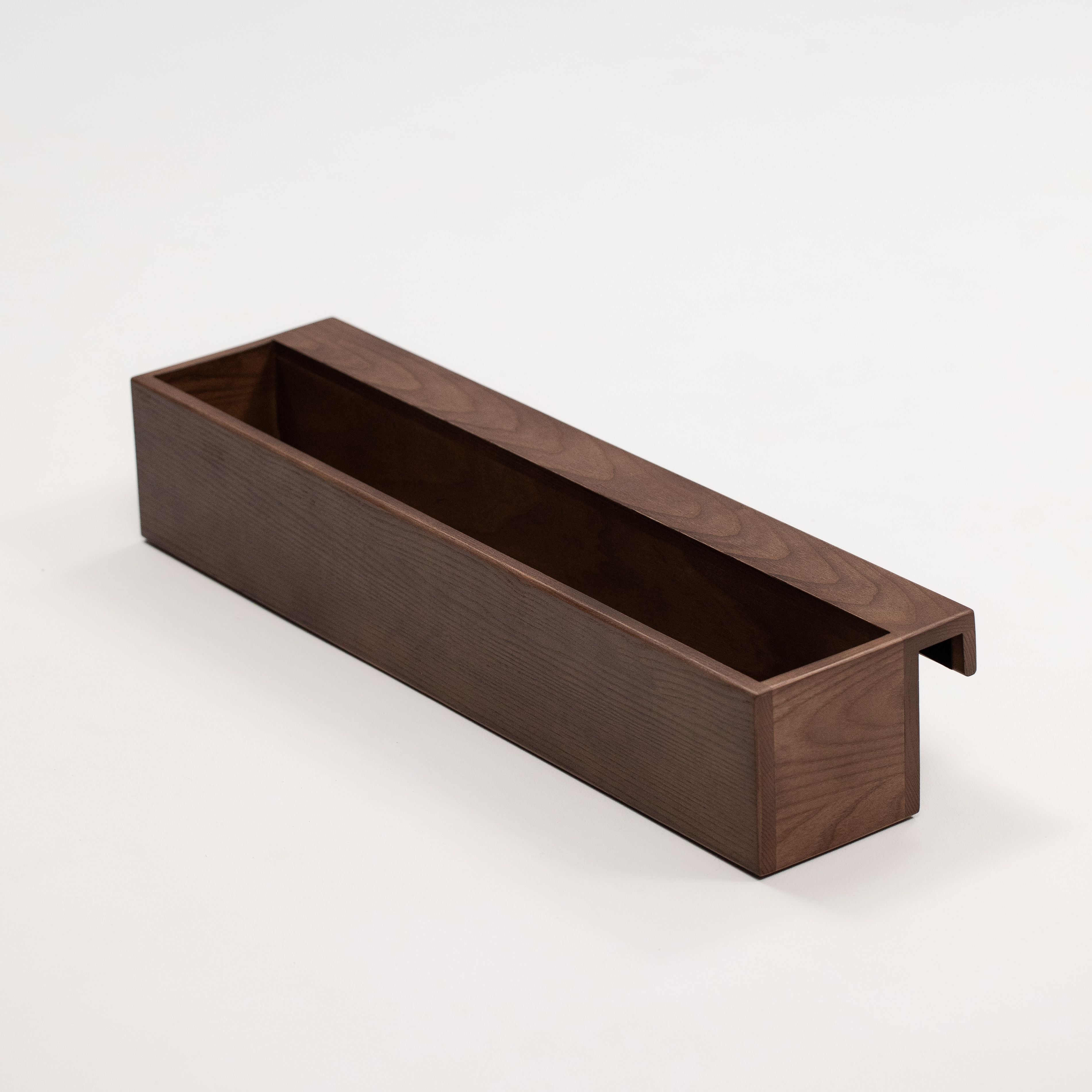 wooden storage unit that attached ti baby crib
