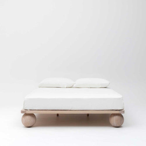 Zali Double Bed Ashwood
