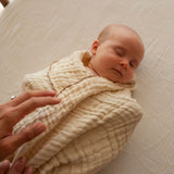 Organic Cotton Baby Blanket Crème