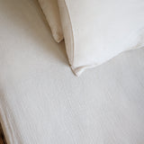 Fitted Sheet Set - Beige Organic Muslin