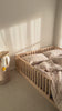 Our Montessori inspired floor beds were made for transition from cot to bed, available in king single or double sizing giving parents the flexibility to lay with their little one if needed. As seen in home og @Kate Elise - mum & teacher  #kidsroom #montessoritoddler #kidsbedroom