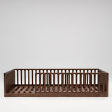 Zali Walnut Floor Bed - King Single