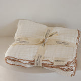 Organic Baby Blanket Blanc