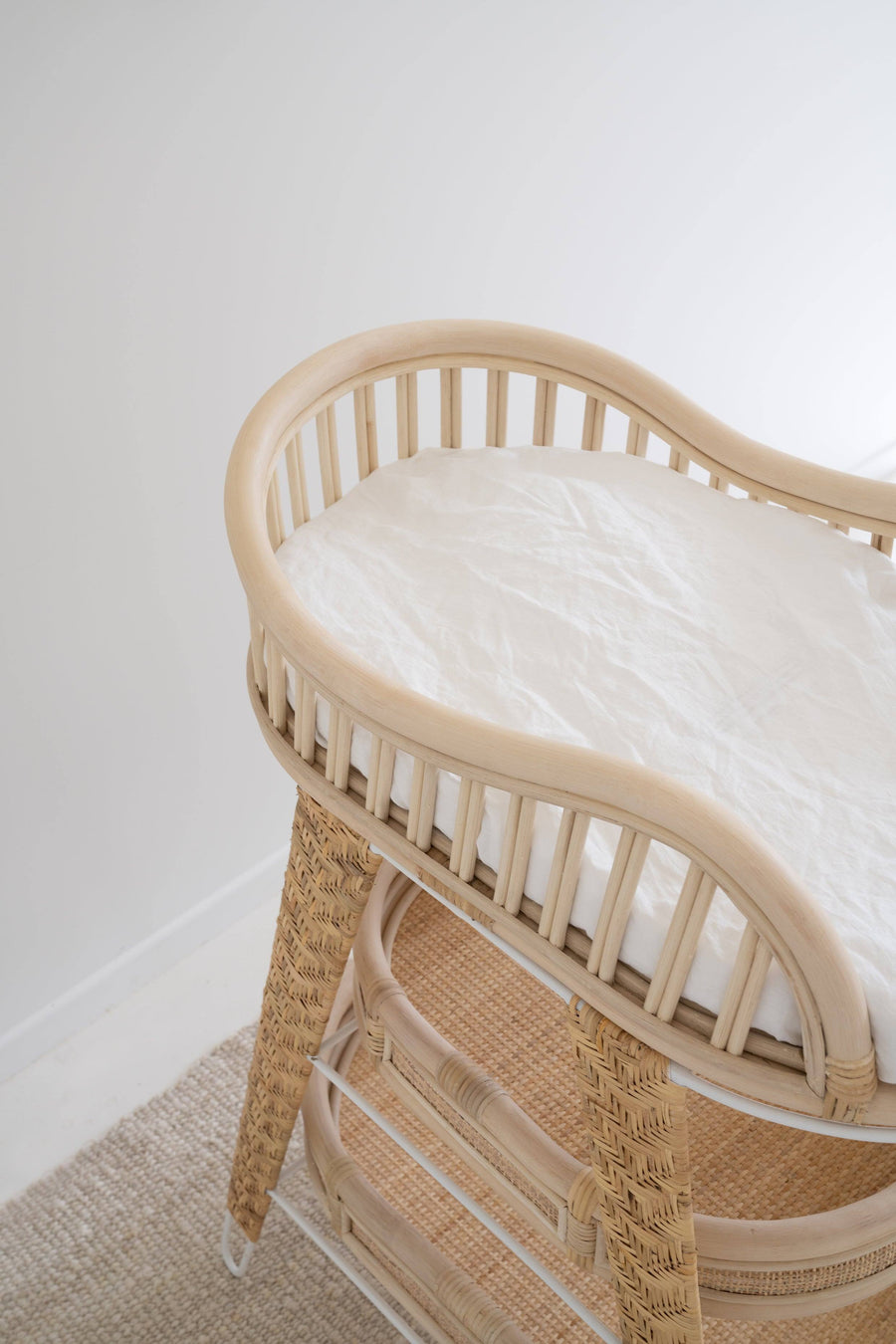 Iron | Weave Baby Change Table White