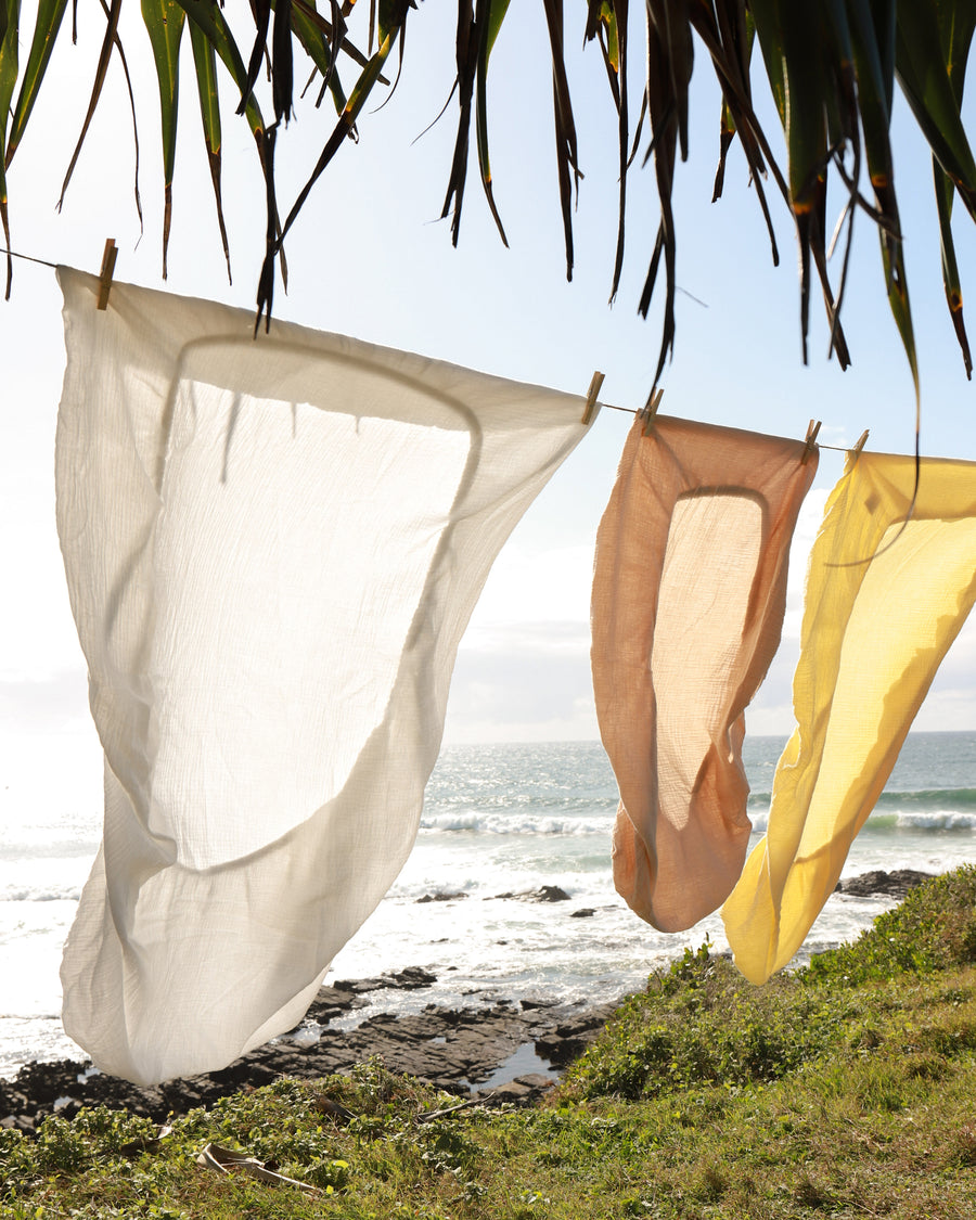 Organic Cot Sheet Blanc