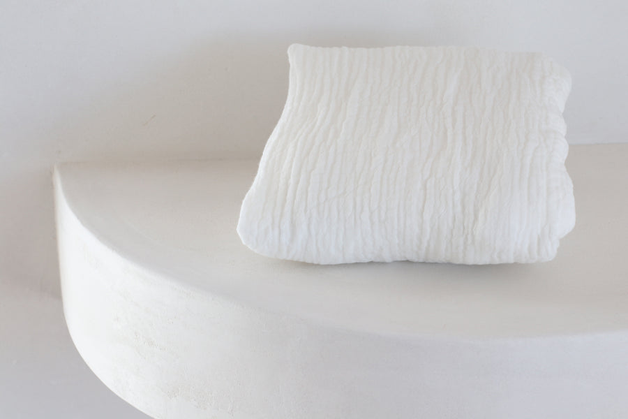 Organic Bassinet Sheet Blanc