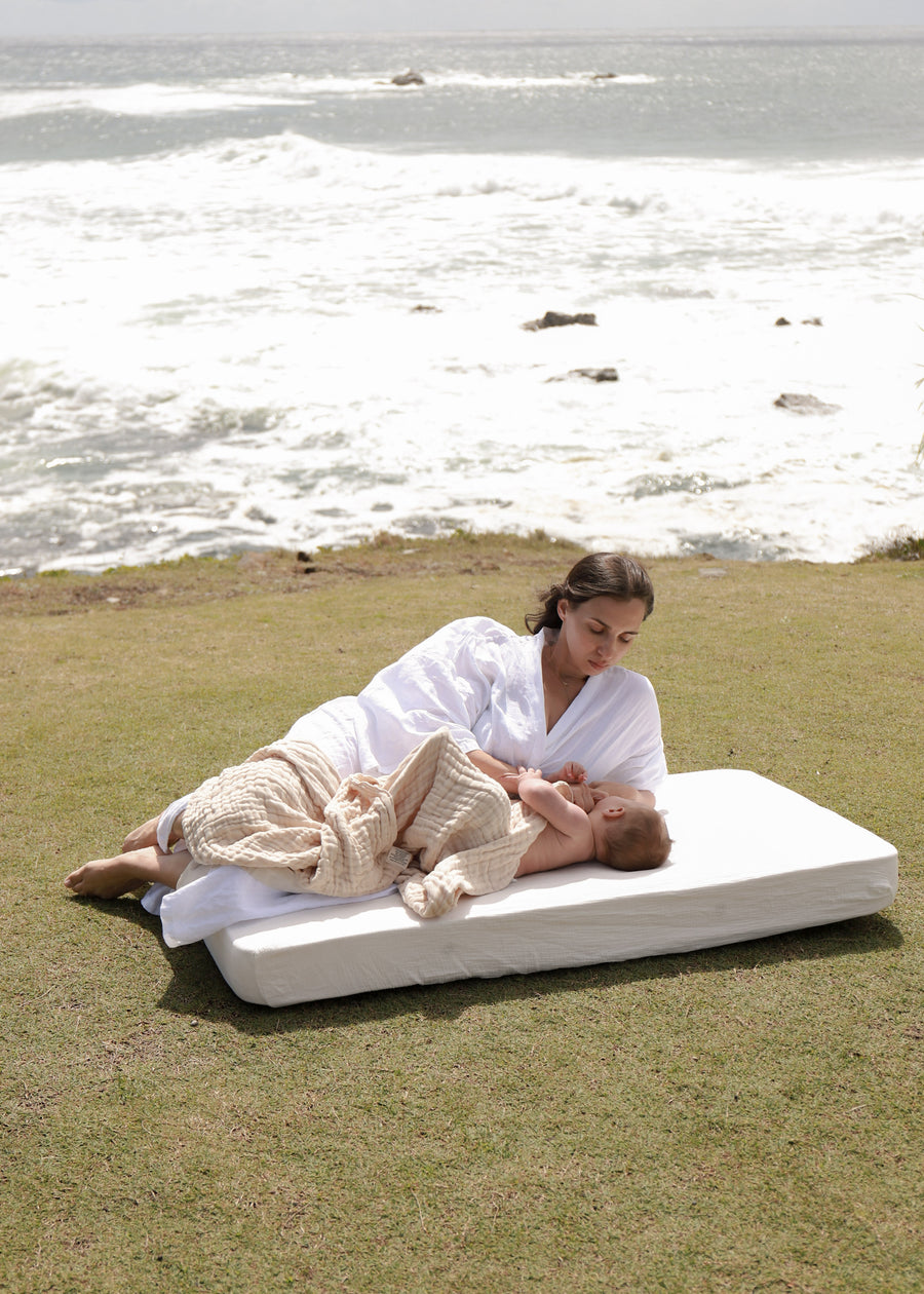Organic Cot Sheet Blanc