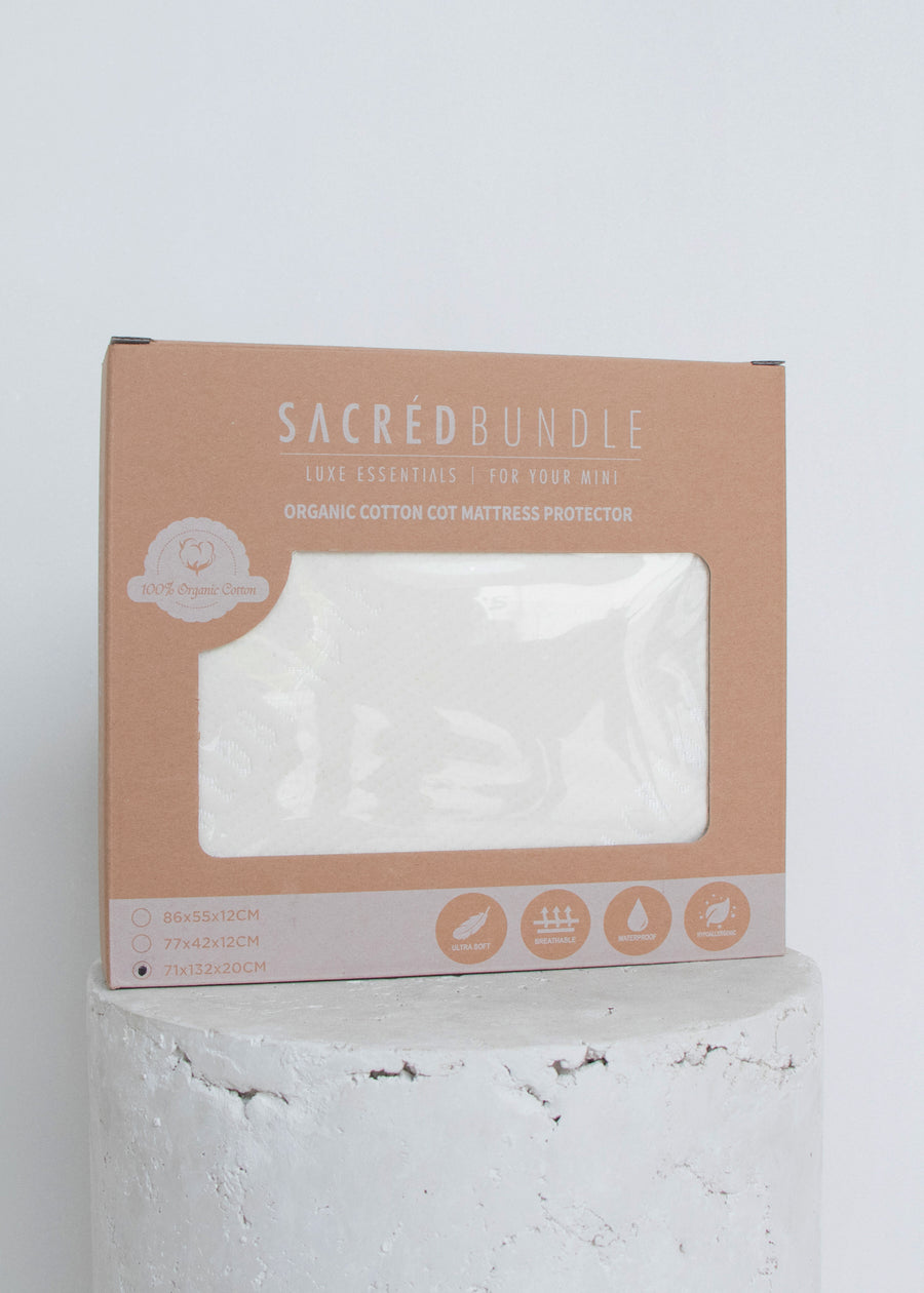 Organic Cotton Cot Mattress Protectors
